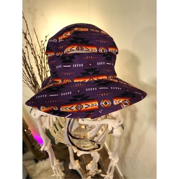 Guatamalea Boho Print Drawstring Sun Fishing Bucket Hat - Picture 1 of 13